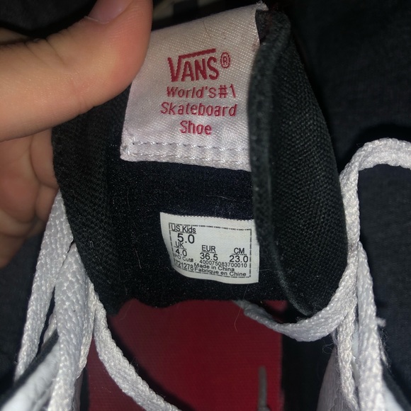 Flame Checkered Vans - Picture 6 of 6